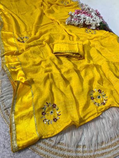 Vinayak checks handwork wholesale saree suppliers